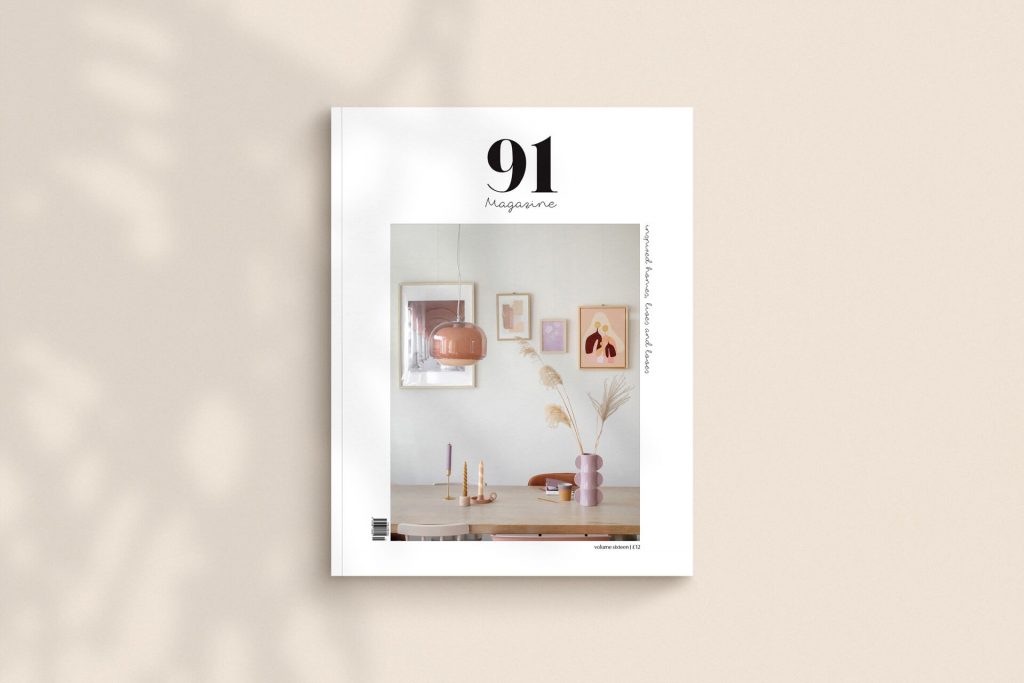 cover of interiors magazine 91 Magazine Volume 16