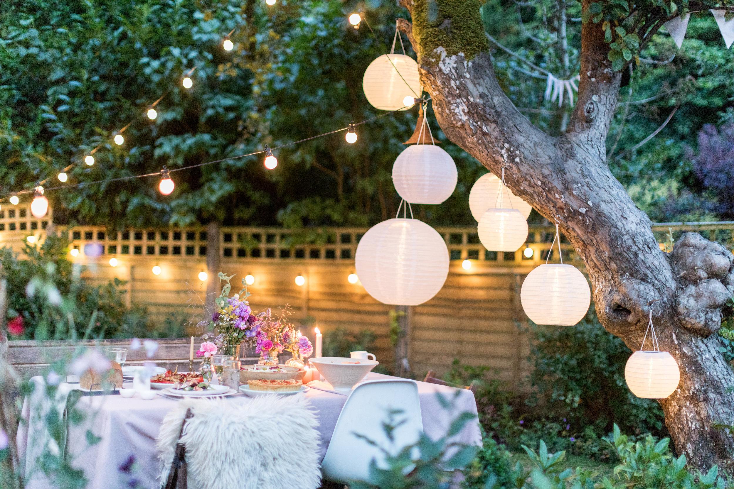 outdoor summer dining styling and recipes