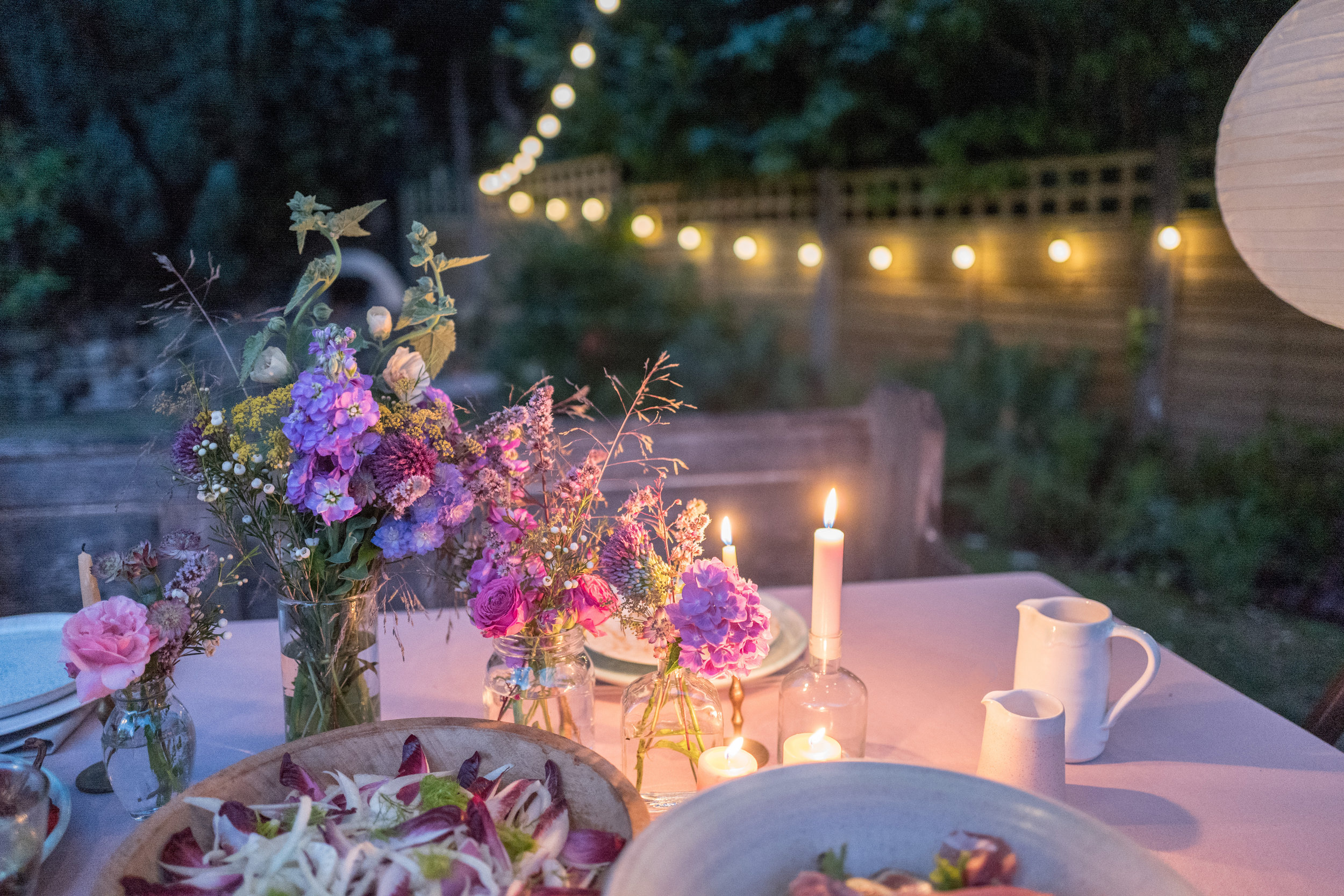 summer outdoor dining styling and recipes