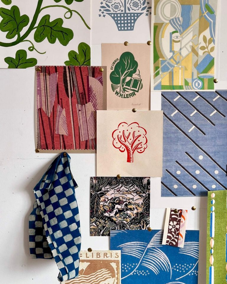 Inside the studio of British pattern maker and illustrator Ariana Martin