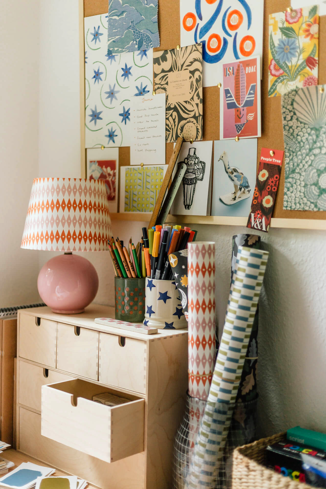 Inside the studio of British pattern maker and illustrator Ariana Martin