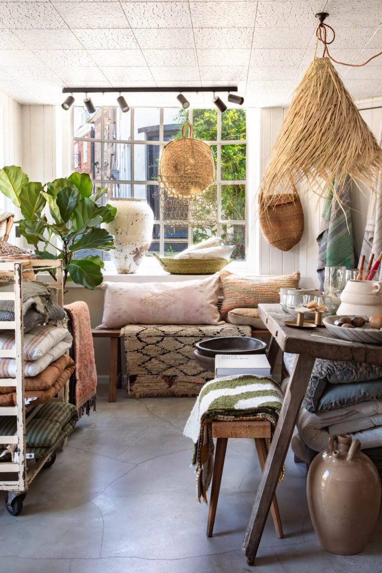 Inside independent store Rae Lifestyle in Rye, Sussex