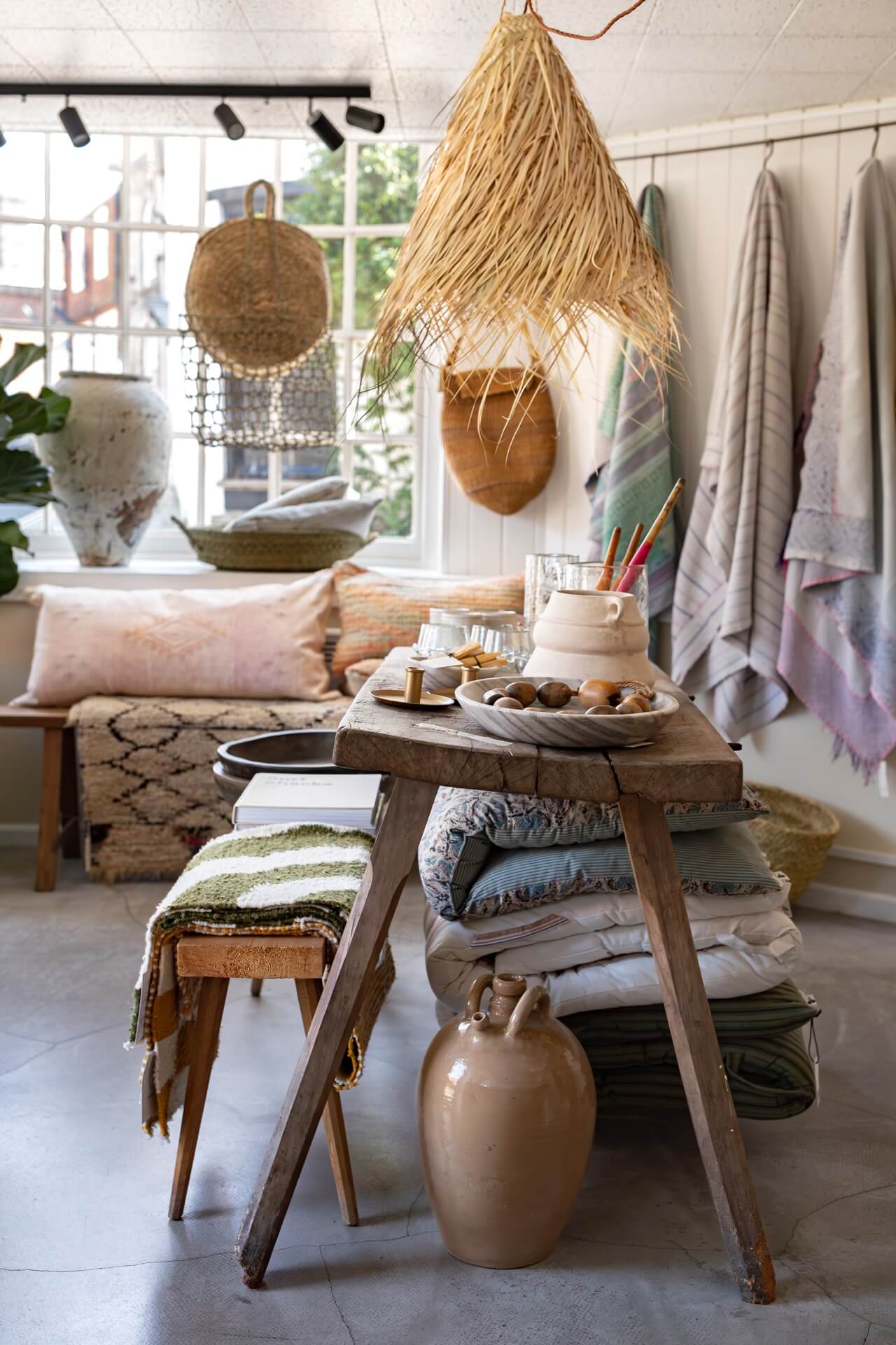 Inside independent store Rae Lifestyle in Rye, Sussex