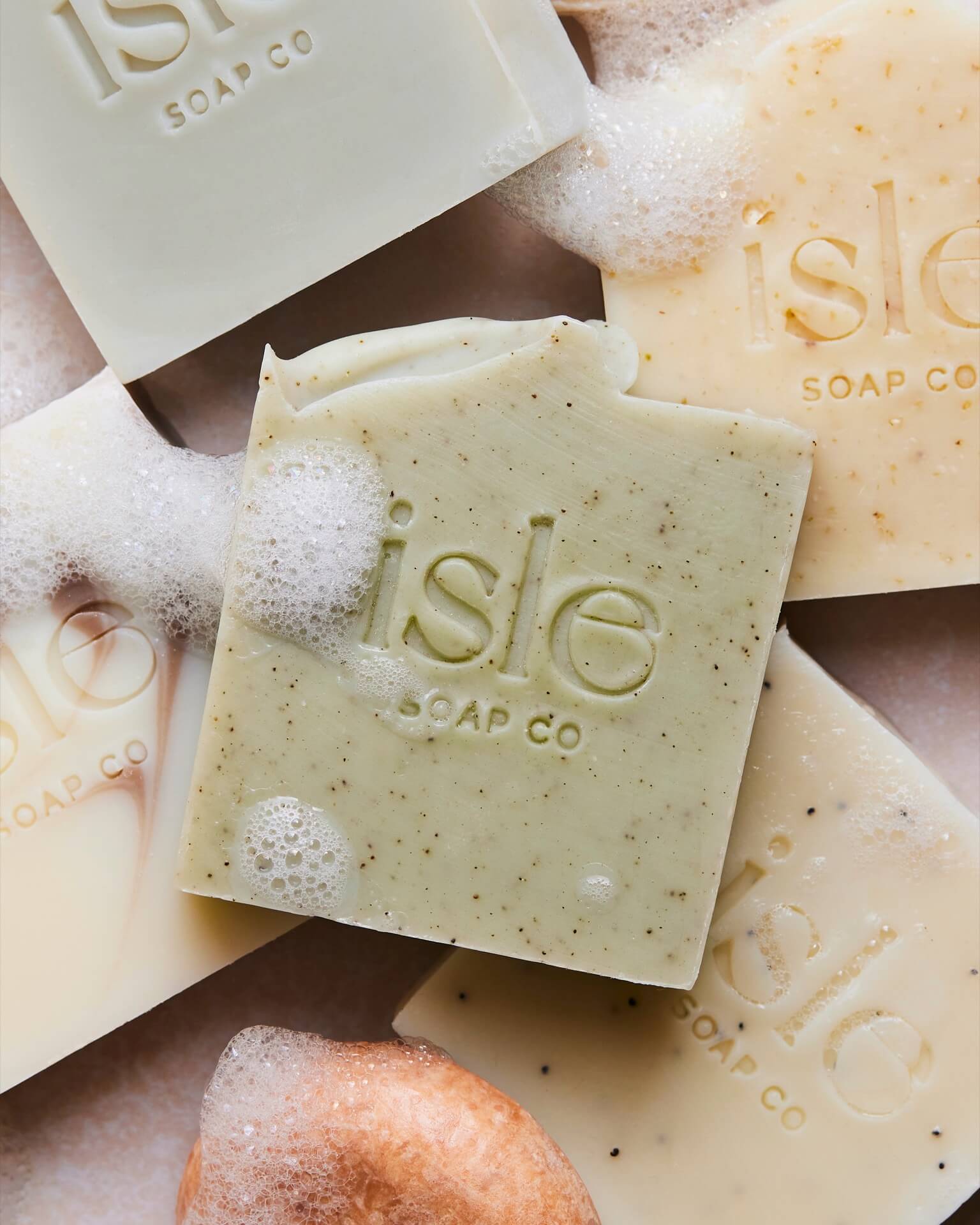 Handcrafted botanical soap by Isle Soap Co