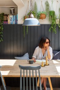 Ayshea of The Small Home in kitchen