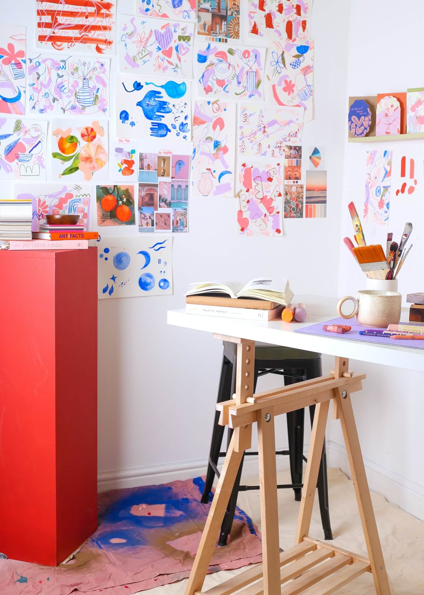 Inside Roxanne Jingco of I am Roxanne's colourful makers studio