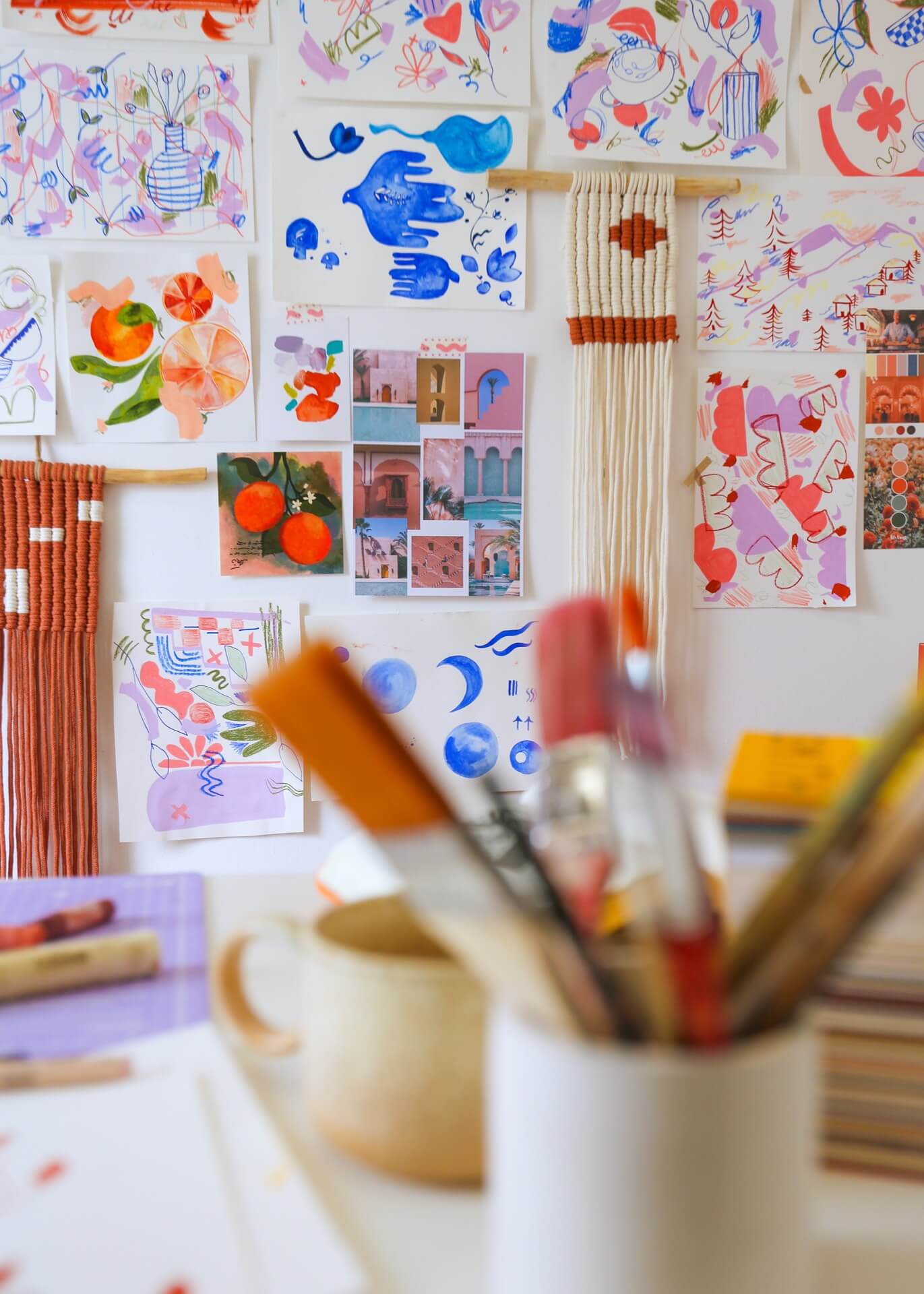 Inside Roxanne Jingco of I am Roxanne's colourful makers studio